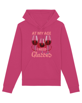 At My Age I Need Glasses Raspberry