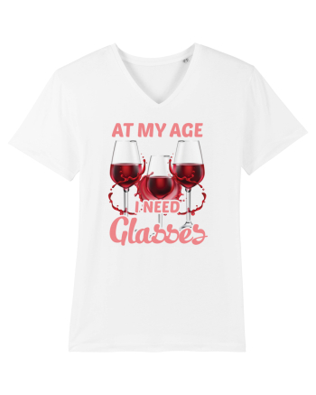 At My Age I Need Glasses White