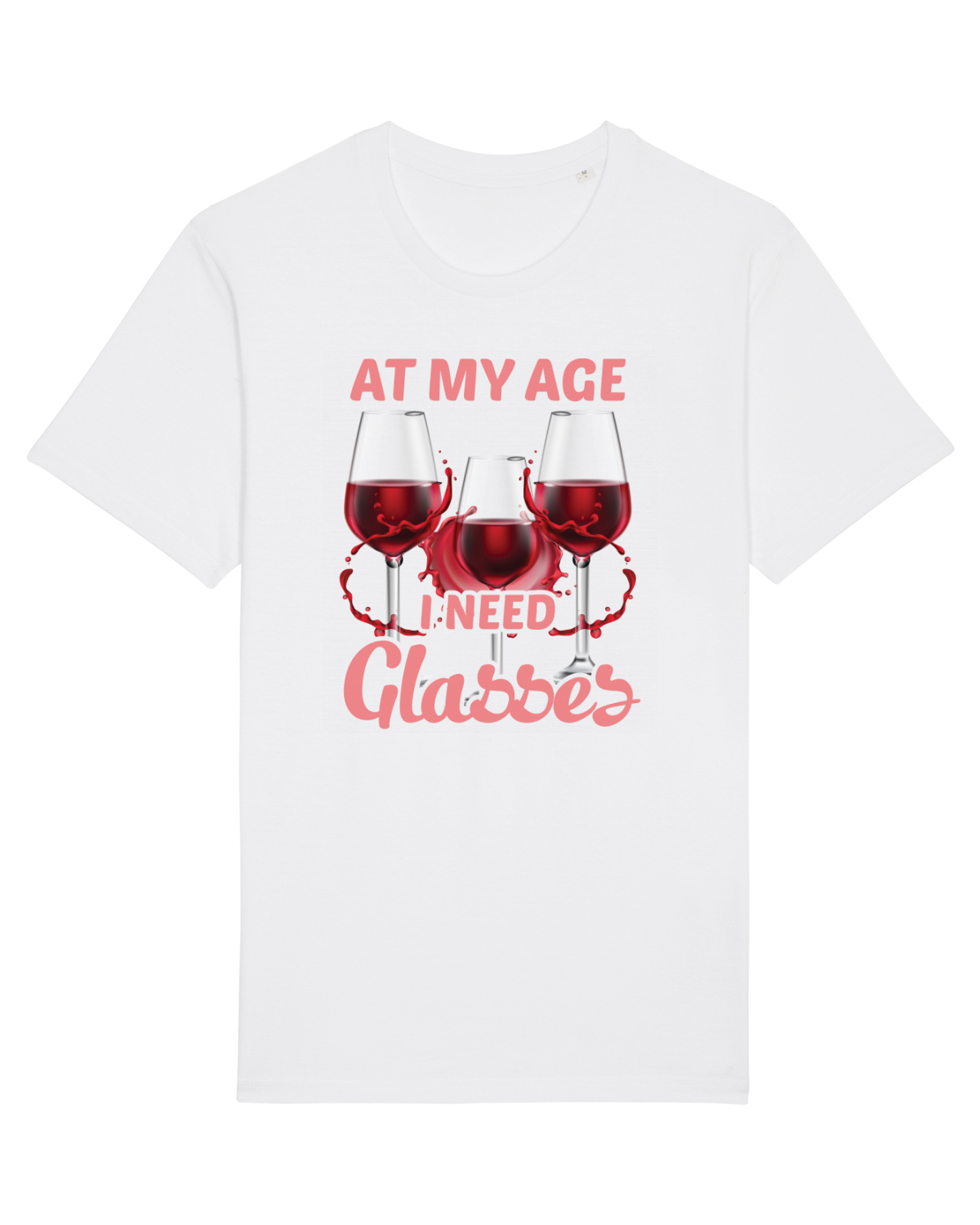 Tricou mânecă scurtă Unisex Rocker White