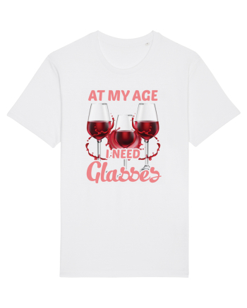 At My Age I Need Glasses White