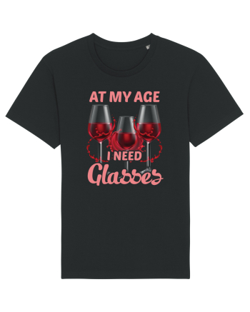 At My Age I Need Glasses Black
