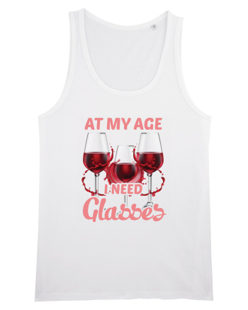 At My Age I Need Glasses White