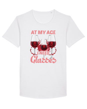 At My Age I Need Glasses White