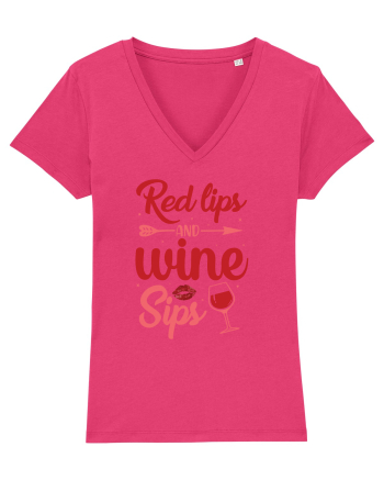 Red Lips And Wine Sips Raspberry