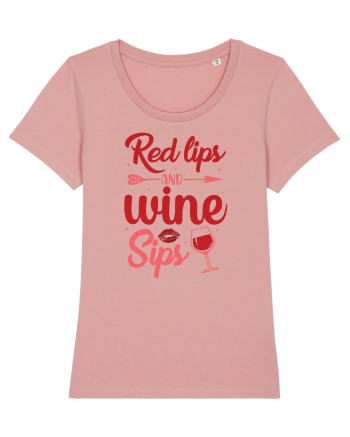 Red Lips And Wine Sips Canyon Pink