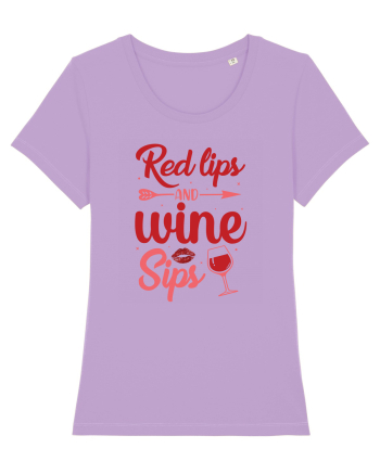 Red Lips And Wine Sips Lavender Dawn