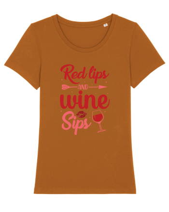 Red Lips And Wine Sips Roasted Orange