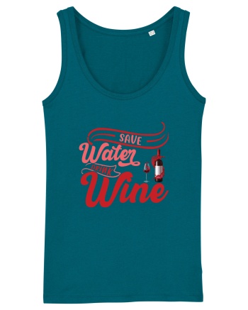 Save Water Drink Wine Ocean Depth