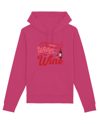 Save Water Drink Wine Raspberry
