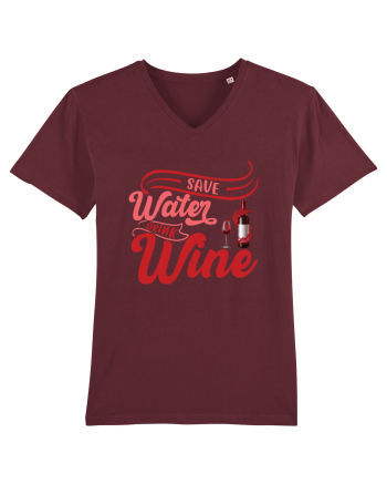 Save Water Drink Wine Burgundy