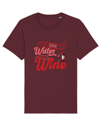 Save Water Drink Wine Burgundy