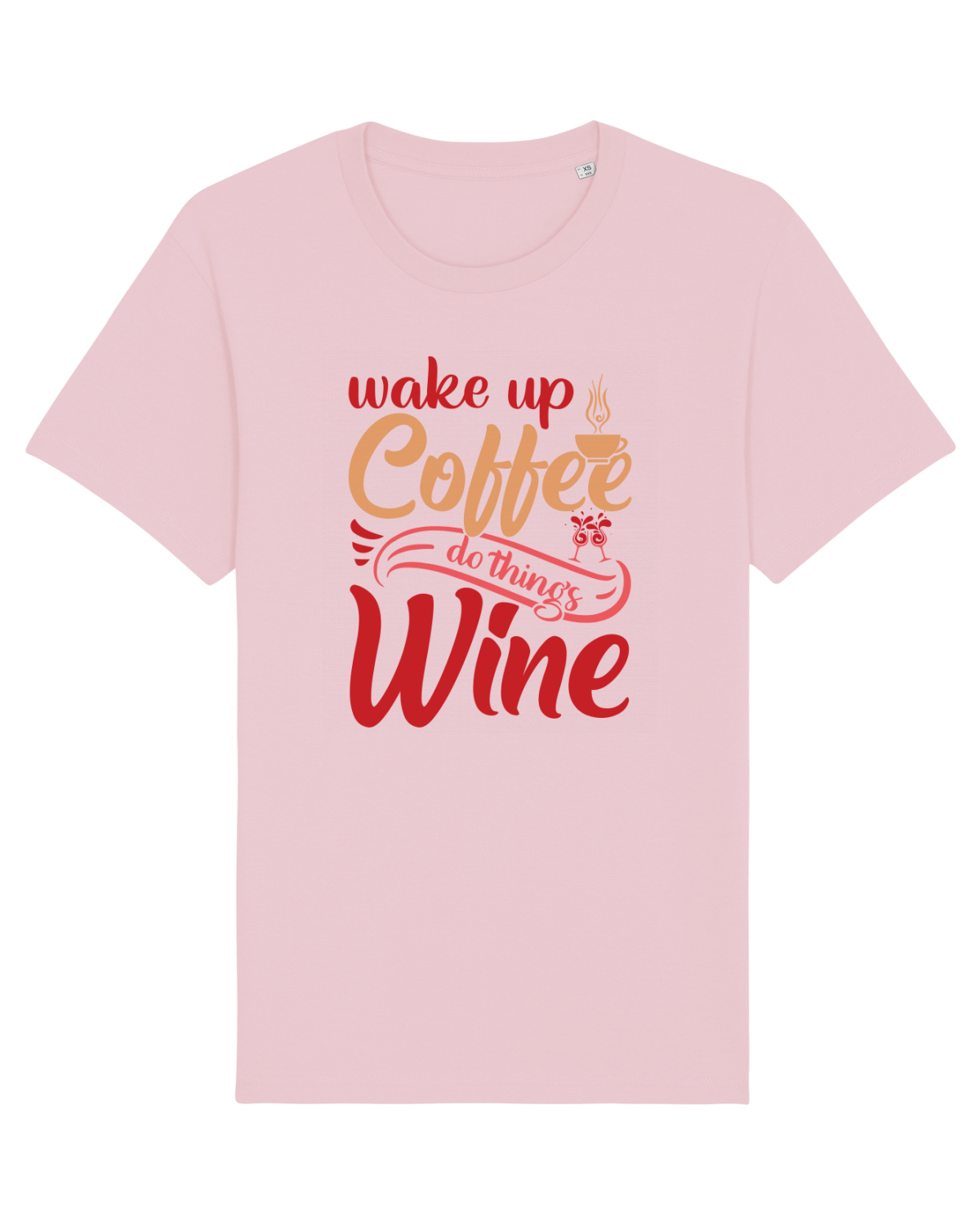 Tricou mânecă scurtă Unisex Rocker Cotton Pink