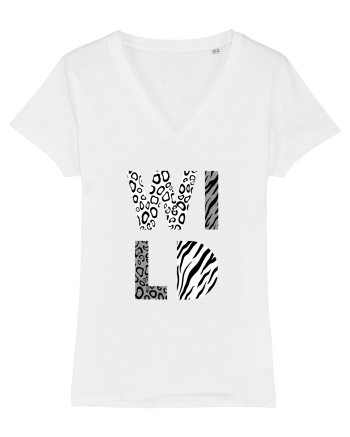Salbatic alb-negru White