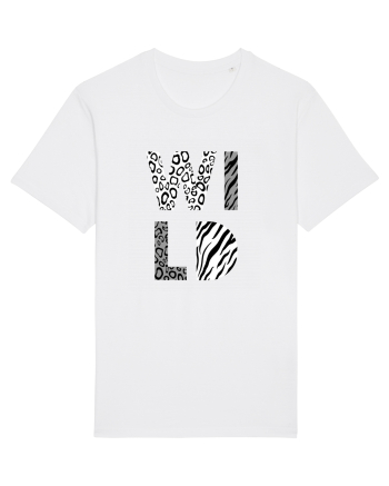 Salbatic alb-negru White