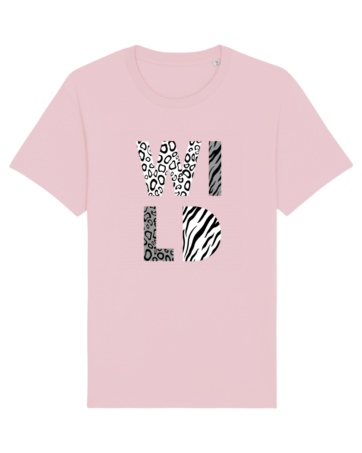 Tricou mânecă scurtă Unisex Rocker Cotton Pink