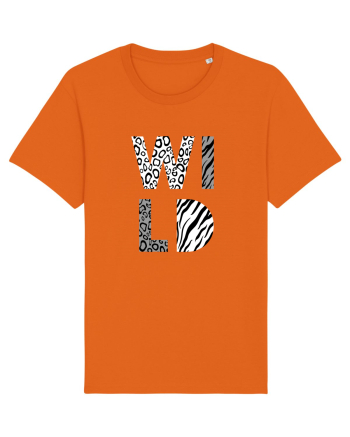 Salbatic alb-negru Bright Orange