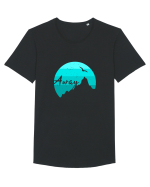 In vacanta Tricou mânecă scurtă guler larg Bărbat Skater