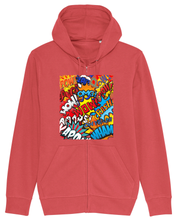 Retro Comic Book Sounds Carmine Red