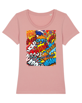 Retro Comic Book Sounds Canyon Pink