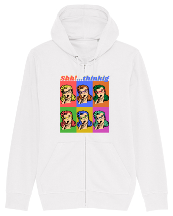 Funny Retro Comic Book Woman White