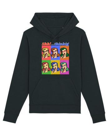 Funny Retro Comic Book Woman Black