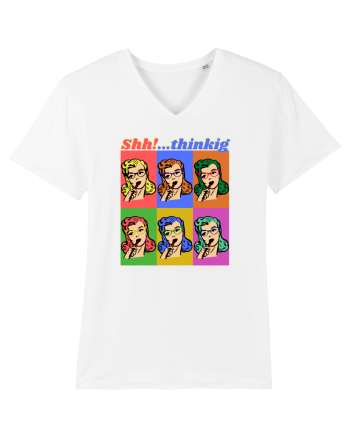 Funny Retro Comic Book Woman White