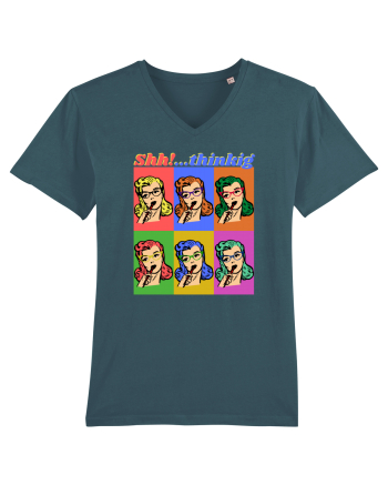 Funny Retro Comic Book Woman Stargazer
