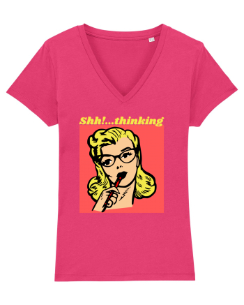 Funny Retro Comic Book Woman Raspberry