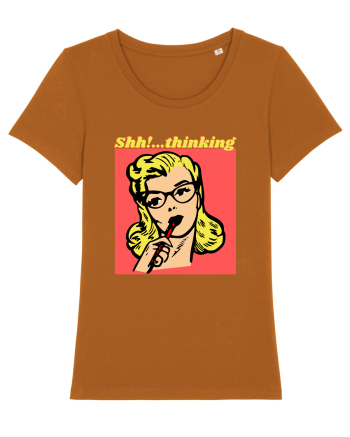 Funny Retro Comic Book Woman Roasted Orange
