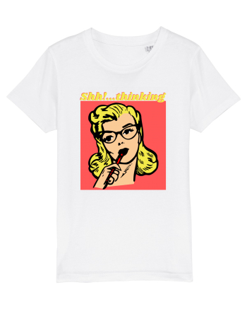 Funny Retro Comic Book Woman White