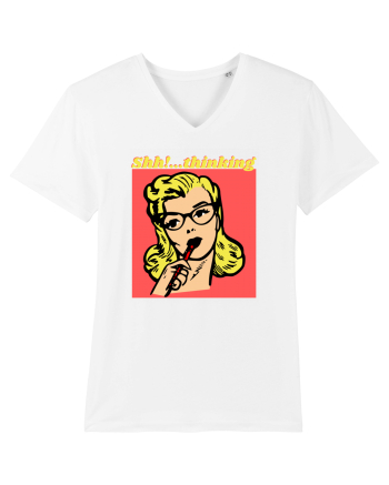 Funny Retro Comic Book Woman White