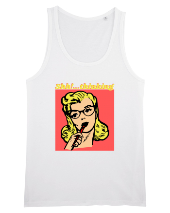 Funny Retro Comic Book Woman White
