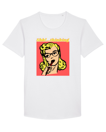 Funny Retro Comic Book Woman White