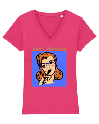 Funny Retro Comic Book Woman Raspberry