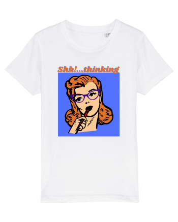 Funny Retro Comic Book Woman White