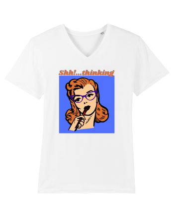 Funny Retro Comic Book Woman White