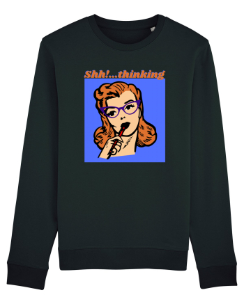 Funny Retro Comic Book Woman Black