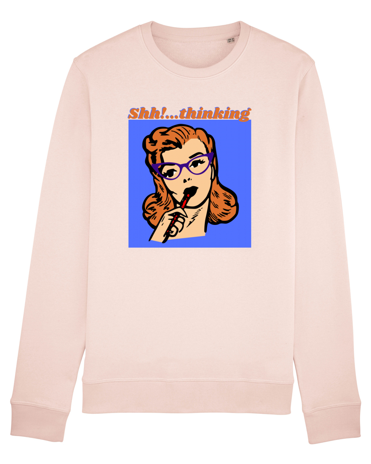 Bluză mânecă lungă Unisex Rise Candy Pink