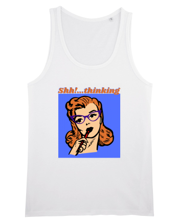 Funny Retro Comic Book Woman White