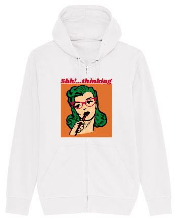 Funny Retro Comic Book Woman White