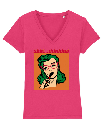 Funny Retro Comic Book Woman Raspberry