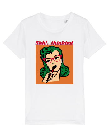 Funny Retro Comic Book Woman White
