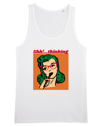 Funny Retro Comic Book Woman White