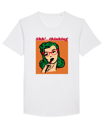 Funny Retro Comic Book Woman White