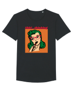 Funny Retro Comic Book Woman Tricou mânecă scurtă guler larg Bărbat Skater