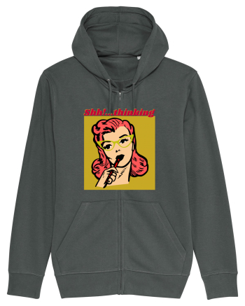 Funny Retro Comic Book Woman Anthracite
