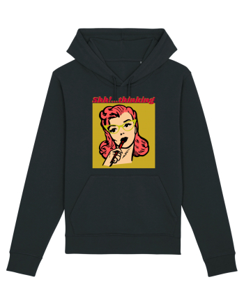 Funny Retro Comic Book Woman Black
