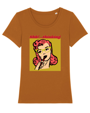 Funny Retro Comic Book Woman Roasted Orange