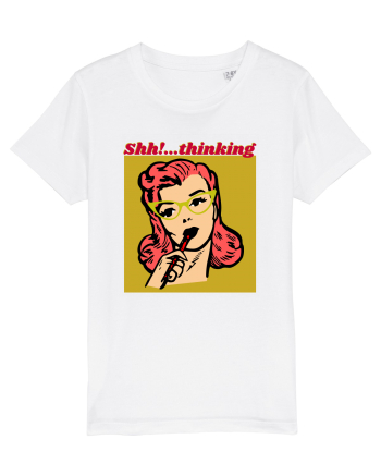 Funny Retro Comic Book Woman White