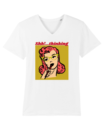Funny Retro Comic Book Woman White